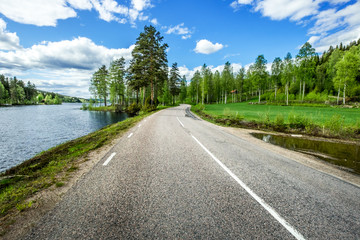 Fototapeta na wymiar Road in Norway