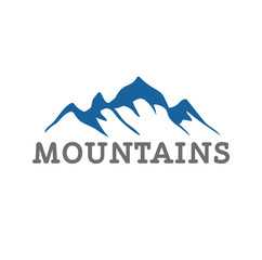 mountains abstract illustration