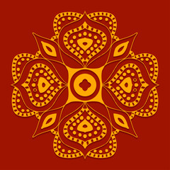 Abstract vector ornament