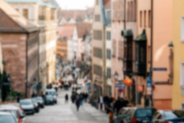 Obraz premium abstract blurred defocused urban background