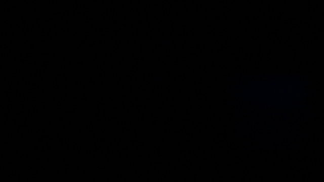 Real anamorphic lens flare. 4k footage.