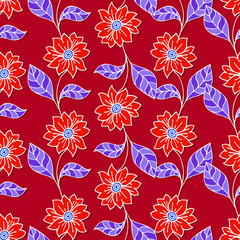 Fototapeta na wymiar Floral Pattern