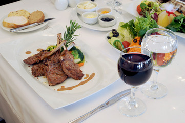 Organic Grilled Lamb Chops