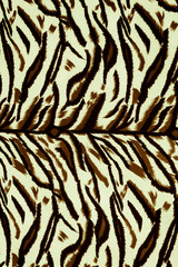 Texture fabric of tiger for background