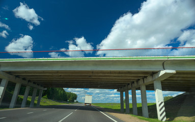 Obraz premium Highway and bridge.
