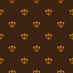 Lis de fleur seamless pattern