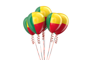 Benin patriotic balloons,  holyday concept