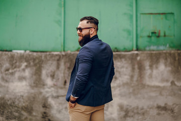 Obraz premium fashion brard man 