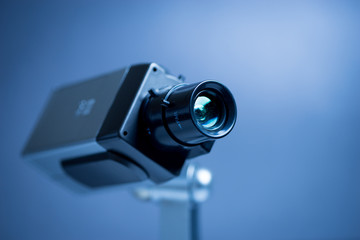 Security CCTV camera in office building