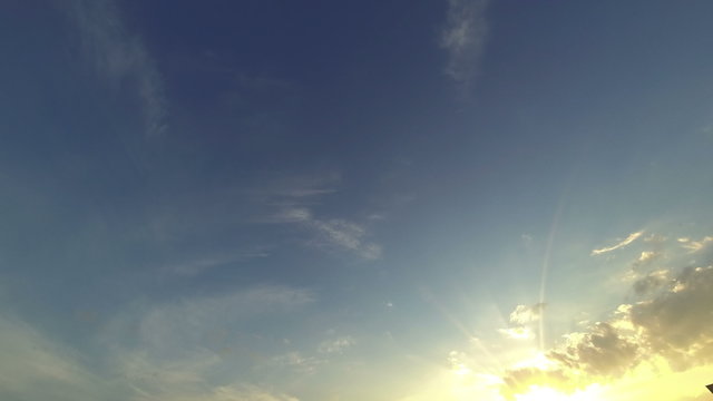 View of the sky and clouds 