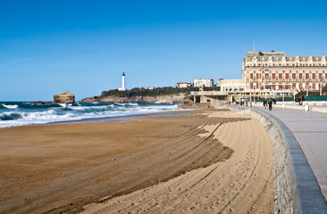 Biarritz (Pyrénées atlantiques) - obrazy, fototapety, plakaty