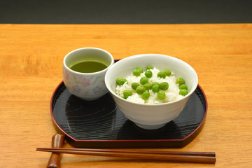 豆ご飯/美味しい豆ご飯、初夏の季節料理