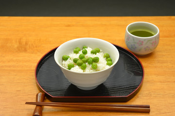 豆ご飯/美味しい豆ご飯、初夏の季節料理