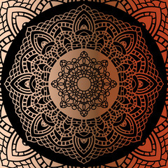 Vintage Gold mandala