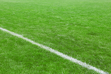 Obraz premium Football field stadium background