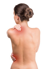 Naklejka premium Woman's pain