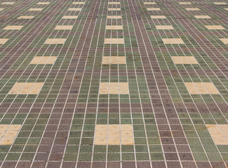 Fototapeta premium colored pavement