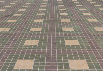Fototapeta premium colored pavement