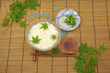 そーめん/夏の代表的家庭料理