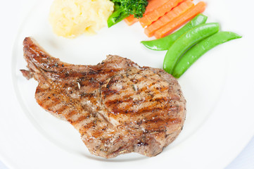 Grilled Pork Steak