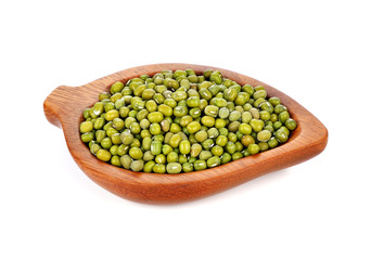 Mung beans isolated on white background