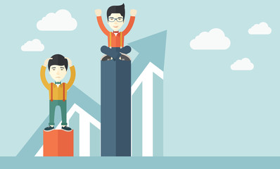 Two chinese businessmen.