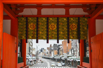 京都　八坂神社　西楼門