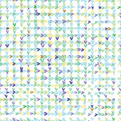 Striped hand drawn vector seamless pattern with ethnic and tribal motives