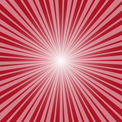 Red burst background. Vector/illustration.