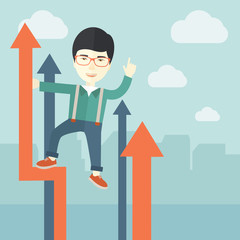 Successful chinese businessman