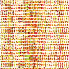 Striped hand painted vector seamless pattern with ethnic and tribal motives