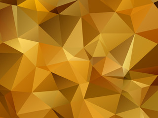 Gold Vector Background Triangular 