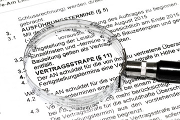 Vertragsstrafe
