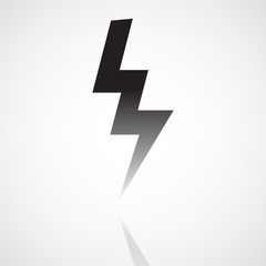 Vector lightning icon