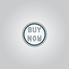 Buy Now Icon, Badge, Label or Sticker