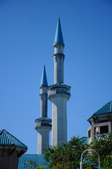 Sultan Haji Ahmad Shah Mosque a.k.a UIA Mosque in Gombak, Malaysia
