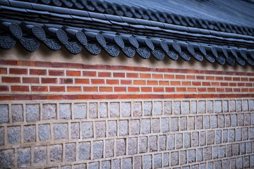 Korea castle wall