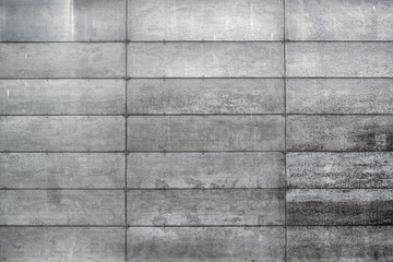 Concrete Wall with Rectangular Shaped Blocks
