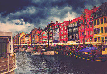 Copenhagen Nyhavn Harbor