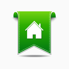 Home Green Vector Icon Design