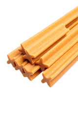 Denture sticks, treats for dogs, dental hygiene