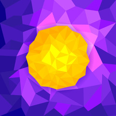Abstract polygon background