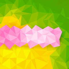 Abstract polygon background