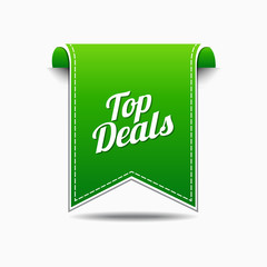 Top Deals Green Vector Icon Design