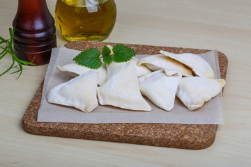 Raw potato dumplings