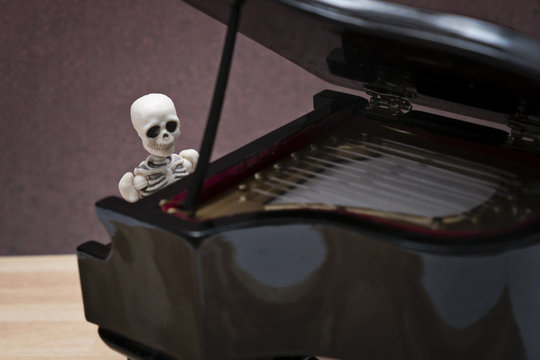 skeleton piano session