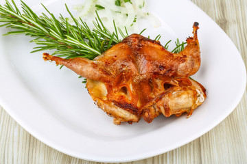 Grilled quail