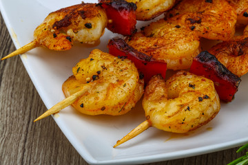 Prawn skewer
