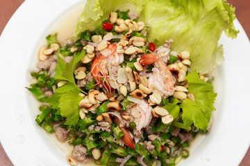 Wing bean salad, Thai food