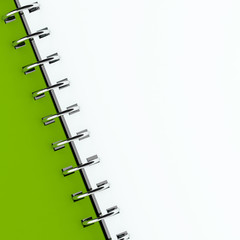 Open blank Note book